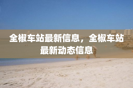 全椒车站最新信息,全椒车站最新动态信息中山市多米克自动化设备有限公司