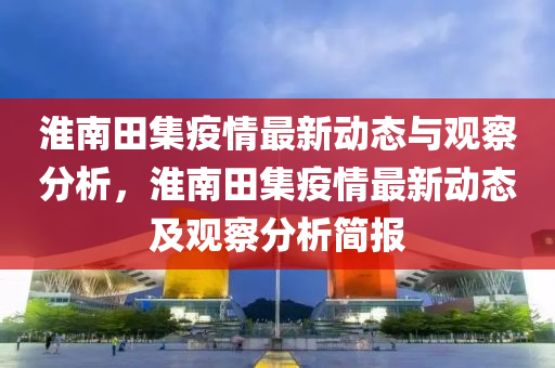 淮南田集疫情最新动态与观察分析,淮南田集疫情最新动态及观察分析简报中山市多米克自动化设备有限公司