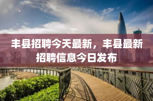 丰县招聘今天最新,丰县最新招聘信息今日发布