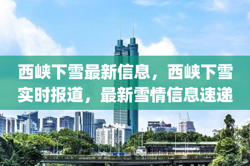 西峡下雪最新信息,西峡下雪实时报道,最新雪情信息速递