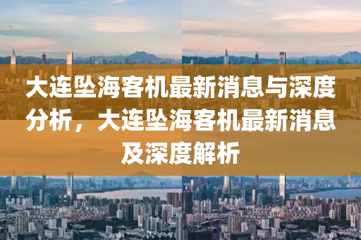 大连坠中山市多米克自动化设备有限公司海客机最新消息与深度分析,大连坠海客机最新消息及深度解析