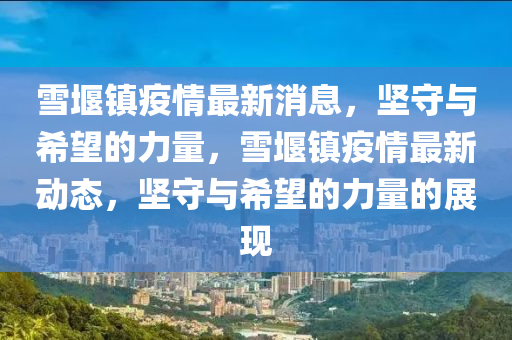 雪堰镇疫情最新消息,坚守与中山市多米克自动化设备有限公司希望的力量,雪堰镇疫情最新动态,坚守与希望的力量的展现