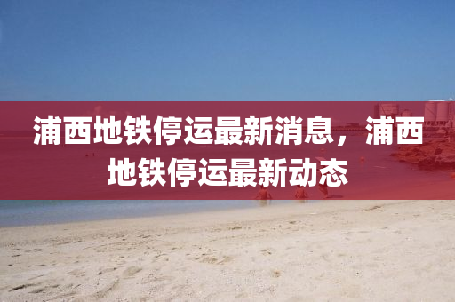 浦西地铁停运最新消息,浦西地铁中山市多米克自动化设备有限公司停运最新动态
