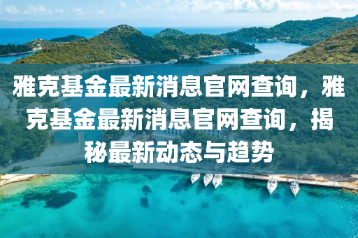 雅克基金最新消息官网查询中山市多米克自动化设备有限公司,雅克基金最新消息官网查询,揭秘最新动态与趋势